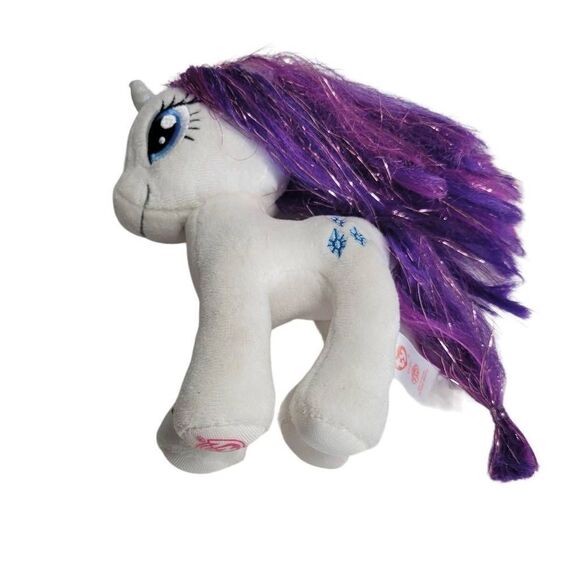 TY My Little Pony Rarity plush 7" Brushable - Picture 2 of 5